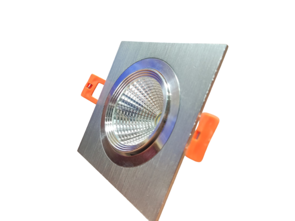 CRIUS Vierkant Verstelbare Spot 5W 3000k Aluminium inclusief driver Fase-dimmen