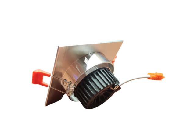 CRIUS Vierkant Verstelbare Spot 5W 3000k Aluminium inclusief driver Fase-dimmen