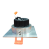 CRIUS Vierkant Verstelbare Spot 5W 3000k Aluminium inclusief driver Fase-dimmen