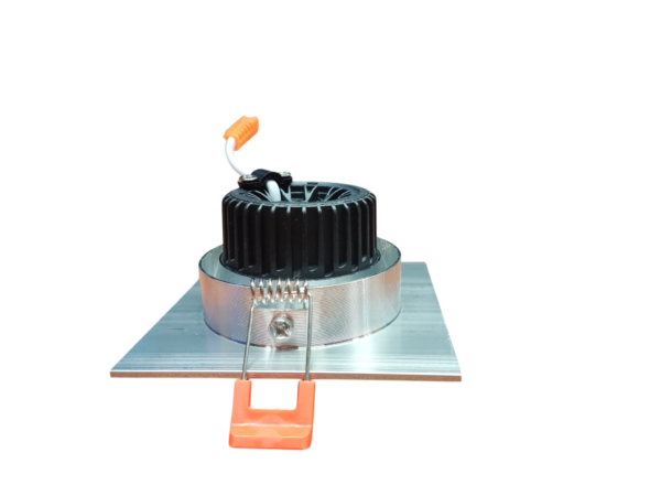 CRIUS Vierkant Verstelbare Spot 5W 3000k Aluminium inclusief driver Fase-dimmen