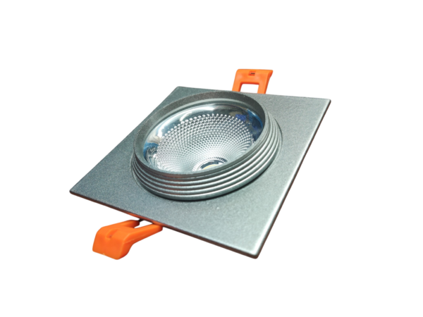 CRIUS Vierkant Spot 5W 3000k Aluminium inclusief driver Fase-dimmen