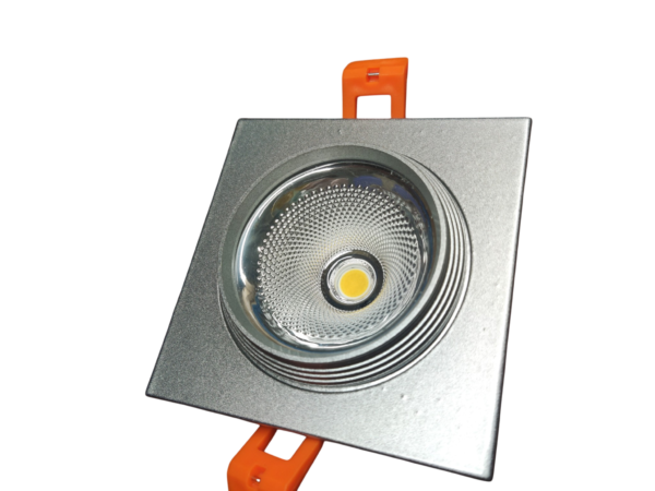 CRIUS Vierkant Spot 5W 3000k Aluminium inclusief driver Fase-dimmen