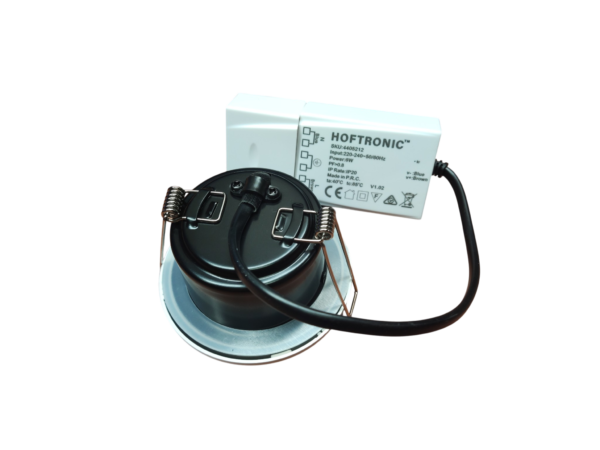Ronde Spot 6W 2700k IP65 Wit inclusief driver Fase-dimmen