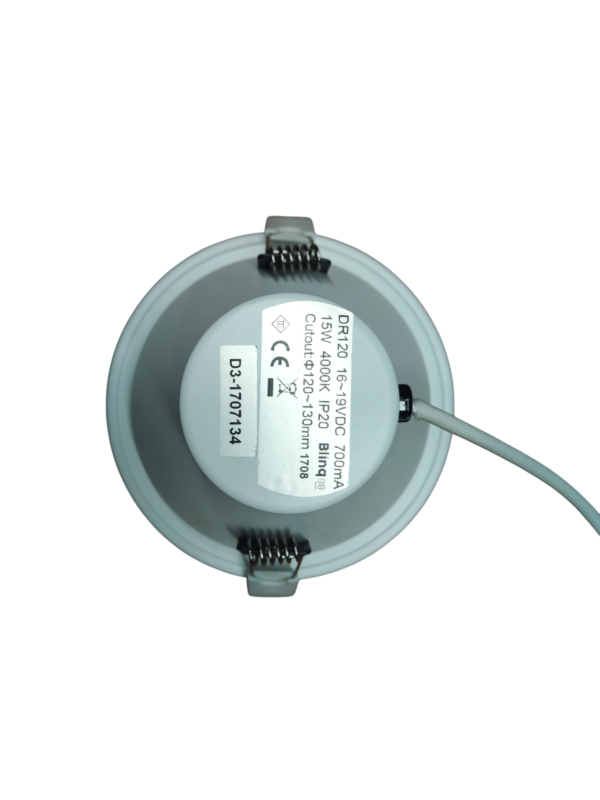 Downlight 15W 4000K Wit IP20 inclusief driver