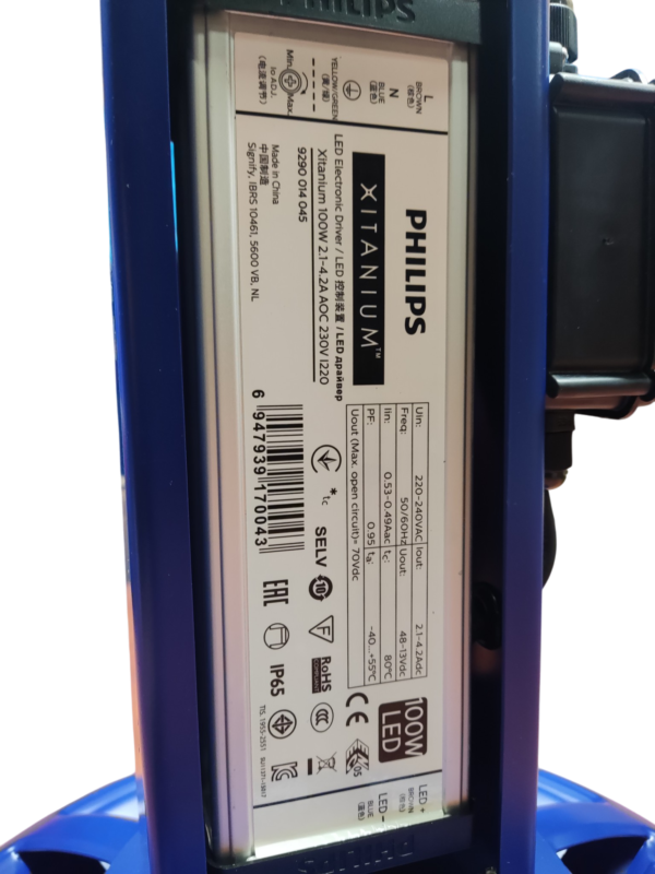 Cruis high bay 100W 5000k ip65 philips driver