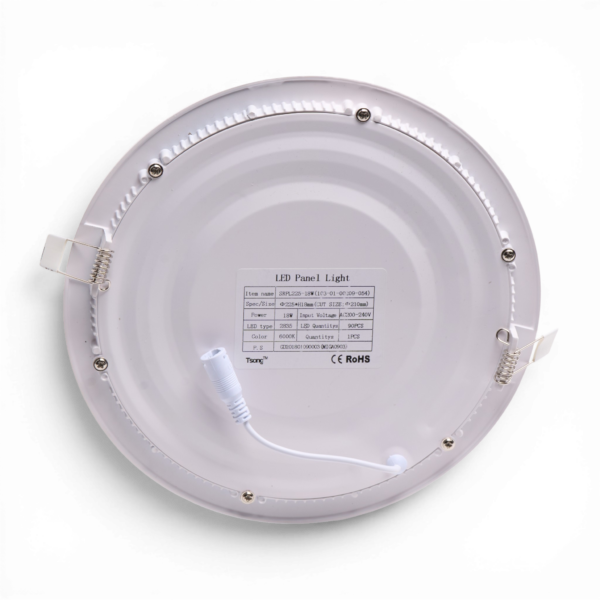 ronde paneel 18w 6000k inclusief driver -O