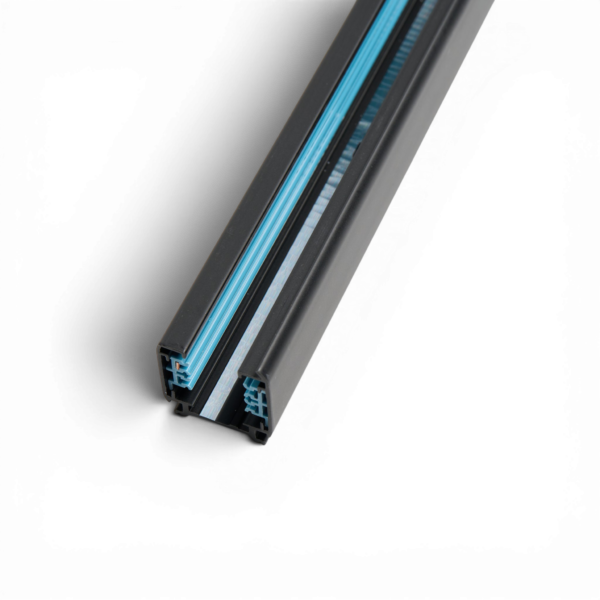 track rail 3 fase 3m zwart